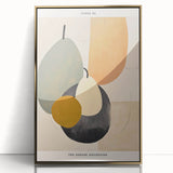 Framed abstract minimalist wall art design showcasing a gold-accented acrylic front, ideal for modern decor, enhancing aesthetic appeal in any room.