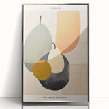 Framed abstract minimalist wall art design with silver accents, showcasing a sleek and modern aesthetic, ideal for contemporary home decor.