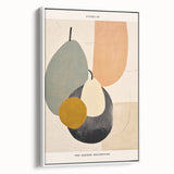 Framed abstract minimalist wall art collection featuring a predominantly white design with soft gray accents, displayed from a side view, ideal for modern home decor.