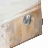 Abstract minimalist wall art design showcasing vibrant colors and geometric shapes, printed on acrylic glass, highlighting a modern aesthetic ideal for contemporary decor.