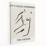 Stretched canvas showcasing a minimalist abstract design in soft earth tones, framed with a sleek profile, perfect for modern home decor or gallery display. The artwork emphasizes clean lines and subtle textures, enhancing any interior aesthetic.