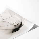 Abstract minimalist design featuring a colorful geometric pattern in soft pastels. Ideal for modern decor, this rolled art print adds a vibrant touch to any space.