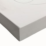 Close-up of a stretched canvas showcasing an abstract minimalist design in muted tones, perfect for modern home decor. The artwork features soft lines and subtle textures, ideal for enhancing any living space.