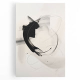 Abstract minimalist wall art design showcasing an elegant blend of soft pastel colors on stretched canvas, perfect for modern home decor. The artwork features subtle geometric shapes and a calming aesthetic, ideal for enhancing contemporary living spaces.