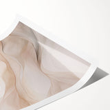 Abstract modern wall art print showcasing vibrant colors and geometric patterns, rolled and ready for display. Ideal for contemporary home decor, adding a stylish touch to any room.