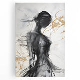 Abstract modern wall art collection with vibrant colors, featuring geometric patterns and a stretched canvas design, ideal for contemporary home decor.