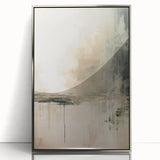 Framed modern abstract wall art in silver acrylic with intricate geometric patterns, perfect for contemporary home decor, showcasing elegance and style.