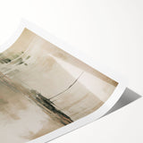 Abstract modern wall art print showcasing vibrant colors and geometric shapes, rolled for easy framing and delivery, perfect for contemporary decor.