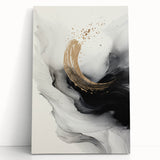 Abstract modern wall art collection showcasing vibrant colors and geometric shapes on stretched canvas, perfect for contemporary home decor.