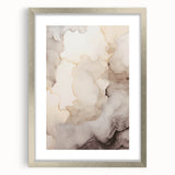 Modern abstract wall art in a sleek silver frame, showcasing vibrant colors and geometric shapes, perfect for contemporary decor.