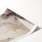 Abstract modern wall art print showcasing vibrant colors and geometric shapes, rolled for easy framing and display in contemporary spaces.