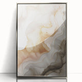 Framed abstract modern wall art collection in silver acrylic, showcasing dynamic geometric shapes and vibrant colors for contemporary decor.