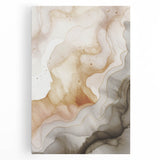 Abstract modern wall art collection on stretched canvas, showcasing vibrant colors and dynamic shapes, perfect for contemporary home decor.