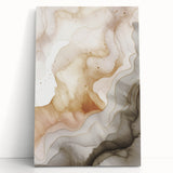 Abstract modern wall art collection featuring a vibrant geometric design in bold colors, printed on a stretched canvas, perfect for contemporary decor.