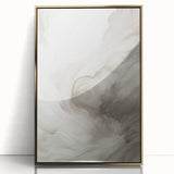 Framed abstract modern wall art collection featuring gold acrylic design on a sleek black background, enhancing contemporary home decor.