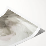 Abstract modern wall art print showcasing vibrant colors and dynamic geometric shapes, rolled and ready for framing, ideal for contemporary decor.