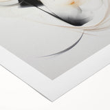 Abstract modern design wall art on rolled canvas showcasing vibrant colors and geometric patterns, ideal for contemporary home decor. Perfectly packaged for delivery.