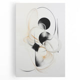 Abstract modern wall art collection featuring vibrant colors and geometric shapes on stretched canvas, perfect for contemporary home decor and artistic expression.