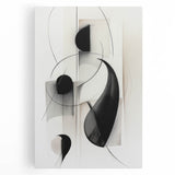 Abstract modern wall art collection featuring vibrant colors and geometric shapes on stretched canvas, ideal for contemporary home decor. Perfect for enhancing living spaces.