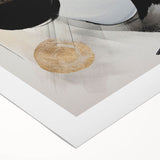 Abstract modern design wall art featuring vibrant colors and geometric shapes on stretched canvas, ideal for contemporary home decor. The piece exudes a dynamic energy, perfect for enhancing any living space.