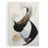 Abstract modern design wall art collection featuring vibrant colors and geometric shapes on a stretched canvas, perfect for contemporary home decor.