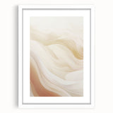 Abstract modern wall art collection showcasing three vibrant designs in a white frame with mat, perfect for contemporary decor accents.