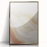 Framed abstract modern wall art collection featuring three stylish pieces with gold accents, showcasing vibrant colors and dynamic shapes.