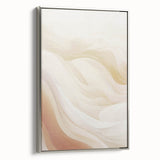 Framed modern abstract wall art collection showcasing three elegant pieces with silver accents, perfect for contemporary home decor.