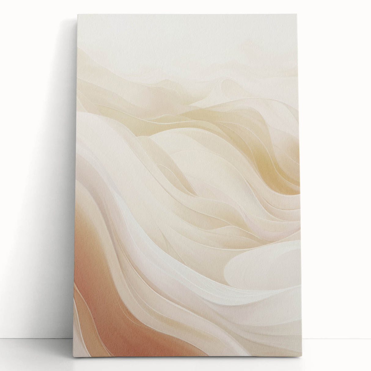 Modern abstract wall art collection displayed on stretched canvas, featuring vibrant colors and dynamic geometric shapes, ideal for contemporary decor.