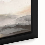 Close-up of a framed abstract modern wall art piece showcasing vibrant colors and geometric shapes, perfect for contemporary home decor. Ideal for adding a stylish touch to living spaces.