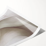 Abstract modern wall art print showcasing vibrant geometric shapes in bold colors, ideal for contemporary decor, rolled for easy shipping and display.