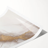 Abstract modern wall art design featuring vibrant colors and geometric shapes, rolled and ready for display, emphasizing contemporary aesthetic appeal.