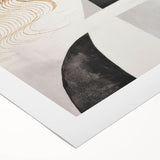 Abstract modern design wall art collection on rolled canvas showcasing vibrant colors and geometric patterns, perfect for contemporary home decor.