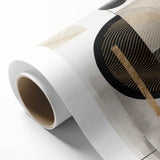 Abstract modern wall art featuring vibrant colors and geometric shapes, printed on rolled canvas, ideal for contemporary home decor. Perfect for adding a stylish touch to any living space.