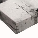 Close-up of a vibrant abstract modern wall art piece showcasing bold colors and intricate patterns, designed for stylish home decor enhancement. Perfect for adding a contemporary touch to living spaces.