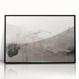 Framed abstract modern wall art collection showcasing vibrant colors and geometric patterns in a sleek black frame, ideal for contemporary home decor.