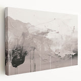 Abstract modern design wall art collection displayed on stretched canvas, showcasing vibrant colors and geometric patterns, ideal for contemporary home decor.