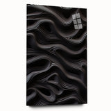 Abstract modern wall art collection showcasing a vibrant acrylic glass design in a side view, emphasizing bold colors and contemporary style without visible pins. Ideal for elevating home decor with a sleek, artistic touch.