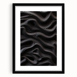 Black-framed abstract modern wall art collection featuring geometric patterns and vibrant colors, ideal for contemporary home decor and artistic accents.