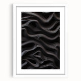 Abstract modern wall art collection featuring a framed piece with a white mat, showcasing vibrant colors and geometric shapes, ideal for contemporary home decor.