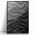 Framed abstract modern wall art showcasing a unique design with vibrant colors and geometric shapes, featuring a sleek black frame for an elegant display.