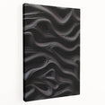 Stretched canvas wall art showcasing an abstract modern design in vibrant colors, featuring fluid shapes and textures, ideal for contemporary home decor.