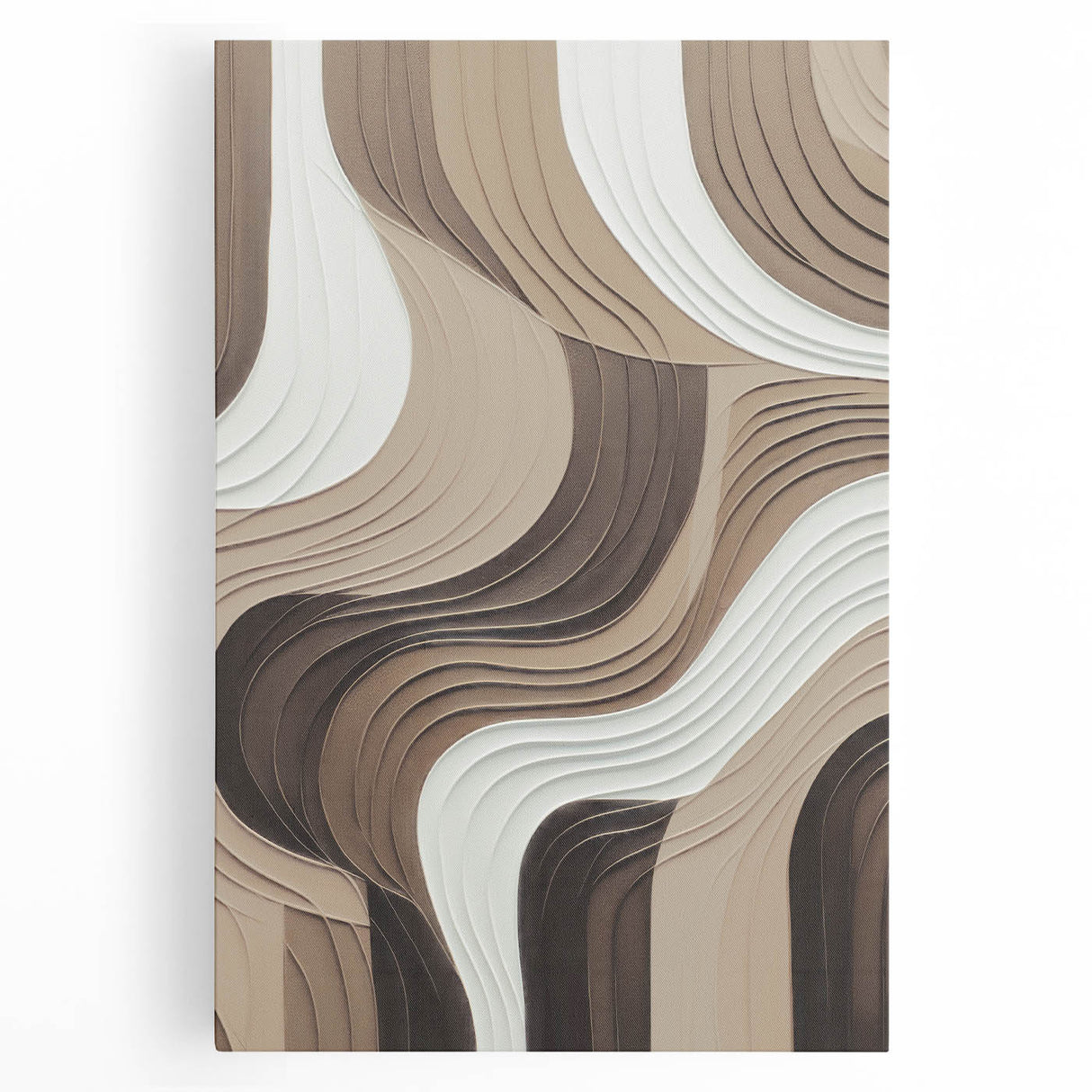 Abstract modern wall art collection featuring vibrant colors and geometric shapes on stretched canvas, ideal for contemporary home decor and artistic expression.