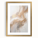 Abstract modern wall art collection featuring a gold-framed design with a mat, showcasing geometric patterns and vibrant colors, ideal for contemporary home decor. Perfect for adding a touch of elegance and style to any living space or gallery.