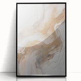 Framed abstract modern wall art featuring a striking black design, ideal for contemporary decor. The artwork showcases bold geometric shapes and a sleek finish, enhancing any living space with a touch of elegance.