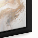 Close-up of a framed abstract modern wall art piece, showcasing vibrant colors and intricate patterns, perfect for contemporary home decor.