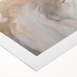 Abstract modern wall art featuring vibrant colors and geometric shapes, showcasing a contemporary design ideal for home decor, rolled and ready for framing.