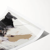 Abstract modern wall art collection featuring vibrant geometric shapes in bold colors, elegantly rolled for easy framing and display.