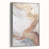 Framed abstract modern wall art collection featuring a sleek silver design, showcasing geometric shapes and vibrant colors, perfect for contemporary decor.