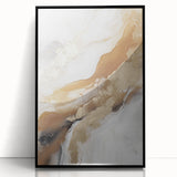 Framed abstract modern wall art piece showcasing vibrant colors and geometric shapes, designed to enhance contemporary home decor. Ideal for living rooms or offices.